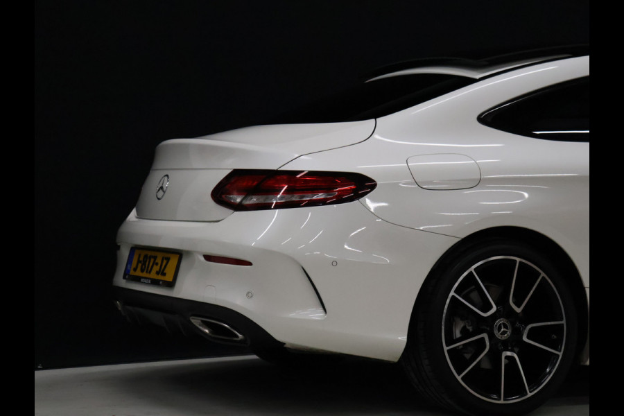 Mercedes-Benz C-Klasse Coupé 300 Sport Edition [SCHUIFKANTELDAK, PDC V+A, CAMERA 360, APPLE CARPLAY, ANDROID AUTO, CRUISE CONTROL, BURMESTER, STOELVERWARMING, FLIPPERS, NIEUWSTAAT]