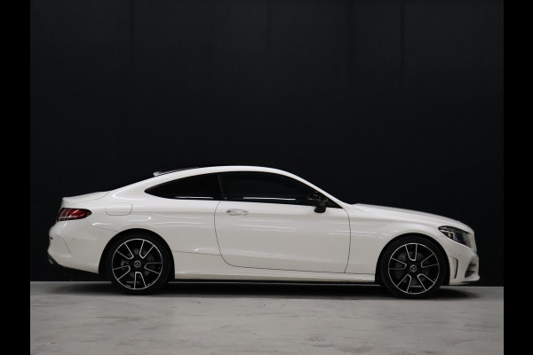 Mercedes-Benz C-Klasse Coupé 300 Sport Edition [SCHUIFKANTELDAK, PDC V+A, CAMERA 360, APPLE CARPLAY, ANDROID AUTO, CRUISE CONTROL, BURMESTER, STOELVERWARMING, FLIPPERS, NIEUWSTAAT]