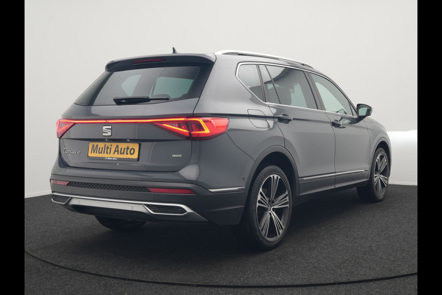 Seat Tarraco 1.4 TSI e-Hybrid Xcellence Plug In Hybrid 245pk Dealer O.H PHEV | Trekhaak Af Fabriek | Panodak | Adaptive Cruise | 360 Camera | Lederen Sportstoelen Memory & Verwarmd | Apple Carplay | Virtual | Stuur Verwarmd | Blis | Navigatie | DAB | 20"L.M |
