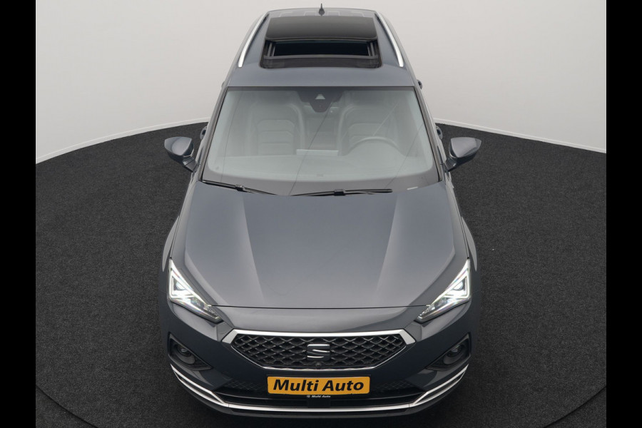 Seat Tarraco 1.4 TSI e-Hybrid Xcellence Plug In Hybrid 245pk Dealer O.H PHEV | Trekhaak Af Fabriek | Panodak | Adaptive Cruise | 360 Camera | Lederen Sportstoelen Memory & Verwarmd | Apple Carplay | Virtual | Stuur Verwarmd | Blis | Navigatie | DAB | 20"L.M |