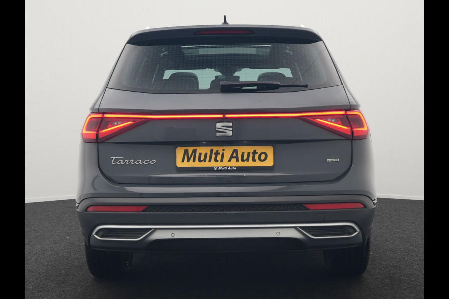 Seat Tarraco 1.4 TSI e-Hybrid Xcellence Plug In Hybrid 245pk Dealer O.H PHEV | Trekhaak Af Fabriek | Panodak | Adaptive Cruise | 360 Camera | Lederen Sportstoelen Memory & Verwarmd | Apple Carplay | Virtual | Stuur Verwarmd | Blis | Navigatie | DAB | 20"L.M |