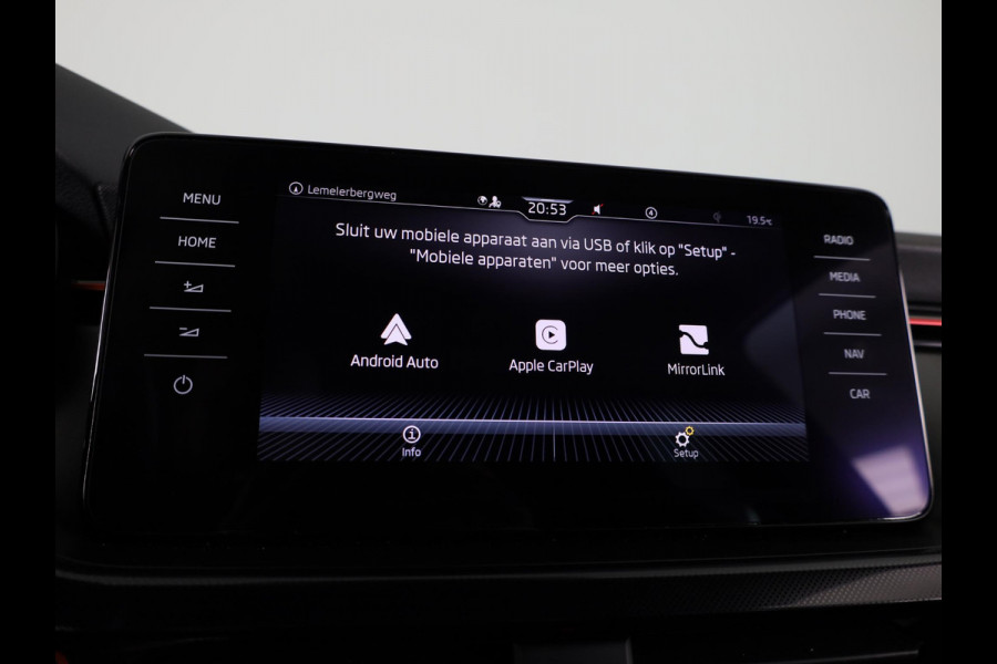 Škoda SCALA 1.0 TSI Sport Business 110 pk Automaat (DSG) | Navigatie | Parkeersensoren achter | Achteruitrijcamera | Adaptieve cruise control | Full LED koplampen | Voll. digitaal instrumentenpaneel |