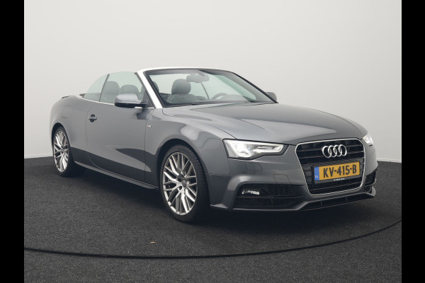Audi A5 Cabriolet 1.8 TFSI S Line Automaat 177pk Dealer O.H | S Line Interieur & Exterieur | Bang & Olufsen | Cruise Control | Lederen Sportstoelen Verwarmd | Nekverwarming | 19" L.M | Navigatie | DAB |