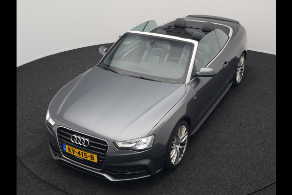 Audi A5 Cabriolet 1.8 TFSI S Line Automaat 177pk Dealer O.H | S Line Interieur & Exterieur | Bang & Olufsen | Cruise Control | Lederen Sportstoelen Verwarmd | Nekverwarming | 19" L.M | Navigatie | DAB |