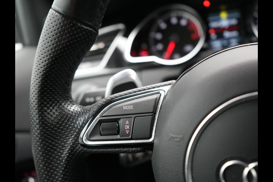Audi A5 Cabriolet 1.8 TFSI S Line Automaat 177pk Dealer O.H | S Line Interieur & Exterieur | Bang & Olufsen | Cruise Control | Lederen Sportstoelen Verwarmd | Nekverwarming | 19" L.M | Navigatie | DAB |