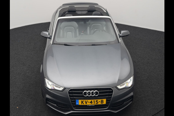 Audi A5 Cabriolet 1.8 TFSI S Line Automaat 177pk Dealer O.H | S Line Interieur & Exterieur | Bang & Olufsen | Cruise Control | Lederen Sportstoelen Verwarmd | Nekverwarming | 19" L.M | Navigatie | DAB |