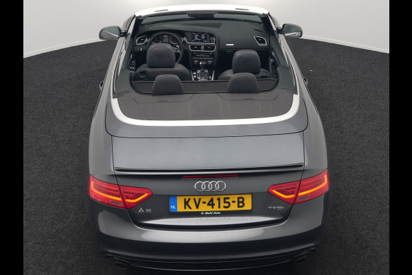 Audi A5 Cabriolet 1.8 TFSI S Line Automaat 177pk Dealer O.H | S Line Interieur & Exterieur | Bang & Olufsen | Cruise Control | Lederen Sportstoelen Verwarmd | Nekverwarming | 19" L.M | Navigatie | DAB |