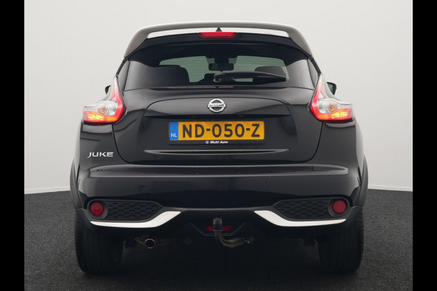 Nissan Juke 1.2 DIG-T S/S N-Vision 116pk Dealer O.H | Trekhaak Afneembaar | Alcantara Sportstoelen | 360 Camera | Lane Assist | Cruise Control | Keyless | Navigatie | Bluetooth | Climate Control | DAB |