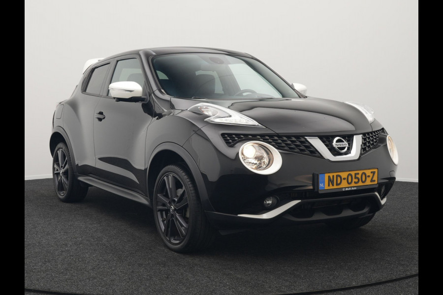 Nissan Juke 1.2 DIG-T S/S N-Vision 116pk Dealer O.H | Trekhaak Afneembaar | Alcantara Sportstoelen | 360 Camera | Lane Assist | Cruise Control | Keyless | Navigatie | Bluetooth | Climate Control | DAB |