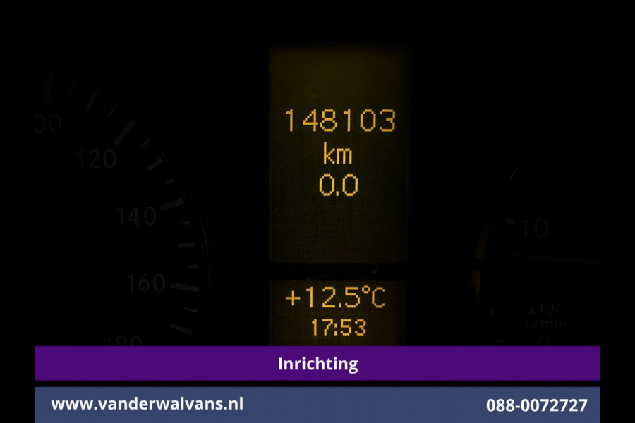 Mercedes-Benz Sprinter 316 CDI 164pk L2H2 Inrichting Euro6 Airco | Omvormer | 2800kg Trekhaak | Cruisecontrol Chauffeursstoel, Parkeersensoren