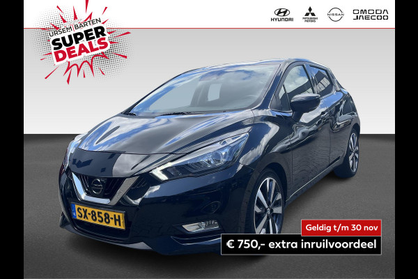 Nissan Micra 0.9 IG-T Tekna | Bose | Startknop | 360 Camera | Cruisecontrol |