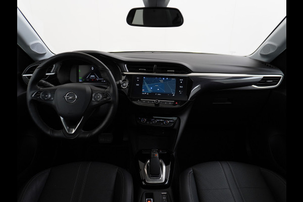 Opel CORSA-E Elegance 50kWh SOH 90% Leder 360°Camera Panoramadak Zwart Dak Navi Ecc Apple Carplay Android Auto Cruise Control Stoel+Stuurverwarming DAB+ Pdc Lmv Led Origineel Nederlandse Auto