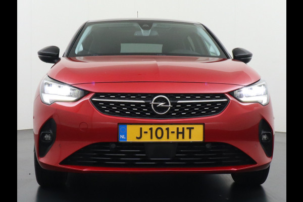 Opel CORSA-E Elegance 50kWh SOH 90% Leder 360°Camera Panoramadak Zwart Dak Navi Ecc Apple Carplay Android Auto Cruise Control Stoel+Stuurverwarming DAB+ Pdc Lmv Led Origineel Nederlandse Auto
