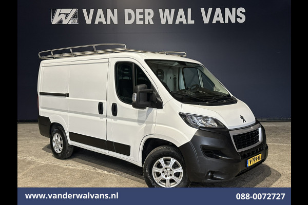 Peugeot Boxer 2.0 BlueHDI 130pk L1H1 Euro6 Airco | Imperiaal | Camera | 2500kg Trekhaak | Cruisecontrol Lichtmetalen Velgen, Bijrijdersbank