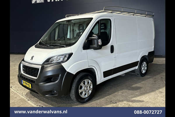 Peugeot Boxer 2.0 BlueHDI 130pk L1H1 Euro6 Airco | Imperiaal | Camera | 2500kg Trekhaak | Cruisecontrol Lichtmetalen Velgen, Bijrijdersbank