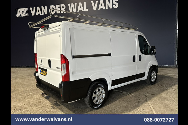 Peugeot Boxer 2.0 BlueHDI 130pk L1H1 Euro6 Airco | Imperiaal | Camera | 2500kg Trekhaak | Cruisecontrol Lichtmetalen Velgen, Bijrijdersbank