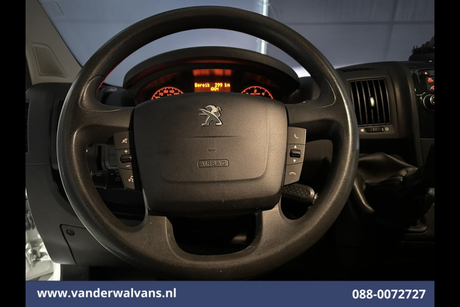 Peugeot Boxer 2.0 BlueHDI 130pk L1H1 Euro6 Airco | Imperiaal | Camera | 2500kg Trekhaak | Cruisecontrol Lichtmetalen Velgen, Bijrijdersbank