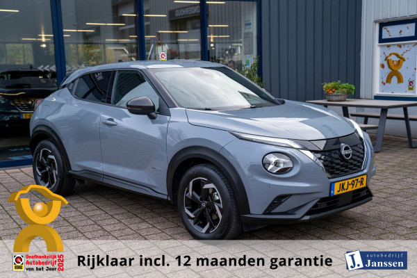 Nissan Juke 1.6 Hybrid N-Connecta|Prijs rijklaar incl. 12 mnd garantie|NAV LMV Carplay Keyless entry/start Camera PDC Bluetooth