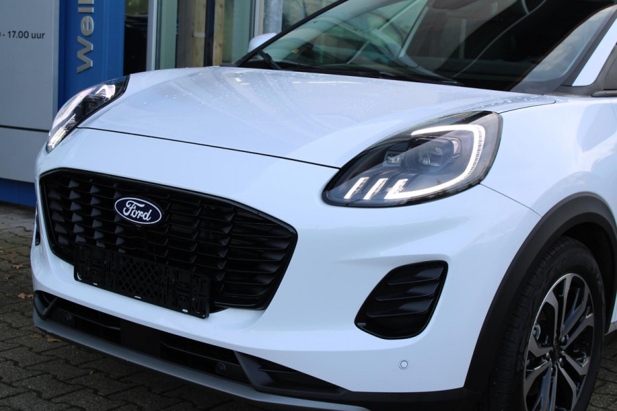 Ford Puma 1.0 EcoBoost Hybrid Titanium 125pk | NIEUWE MODEL! | Driver Assistance Pack | Matrix LED koplampen | Winterpack | Reservewiel | Comfort Pack