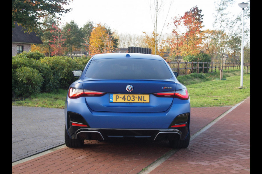 BMW i4 M50 High Executive 84 kWh | 544 PK | Harman Kardon | Head-Up Display | 360 Camera | Leder interieur | NL-Auto |