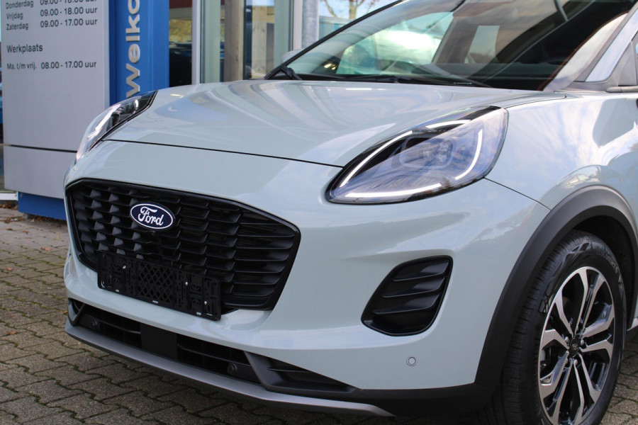 Ford Puma 1.0 EcoBoost Hybrid Titanium 125pk | NIEUWE MODEL! | Trekhaak Afneembaar | Driver Assistance Pack | Winterpack | Reservewiel | Comfort Pack