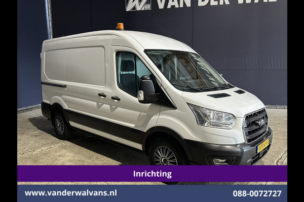 Ford Transit 2.0 TDCI 130pk L2H2 inrichting Euro6 Airco | Camera | Apple Carplay | Cruisecontrol Omvormer, Elektrische verstelbare bestuurdersstoel, Android Auto, Stoelverwarming, Verwarmde Voorruit, Parkeersensoren