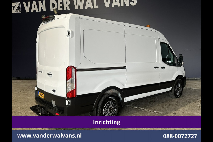 Ford Transit 2.0 TDCI 130pk L2H2 inrichting Euro6 Airco | Camera | Apple Carplay | Cruisecontrol Omvormer, Elektrische verstelbare bestuurdersstoel, Android Auto, Stoelverwarming, Verwarmde Voorruit, Parkeersensoren