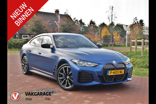 BMW i4 M50 High Executive 84 kWh | 544 PK | Harman Kardon | Head-Up Display | 360 Camera | Leder interieur | NL-Auto |