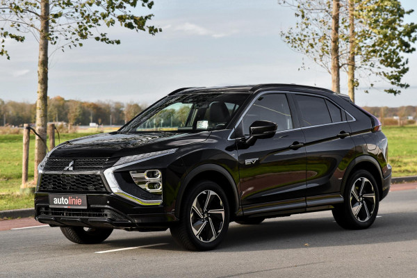 Mitsubishi Eclipse Cross 2.4 PHEV Instyle. Leder, Elek stoelen, HUD, ACC, 360, Carbon, Stuurvw, Trekhaak, Dodeh, CarPlay!