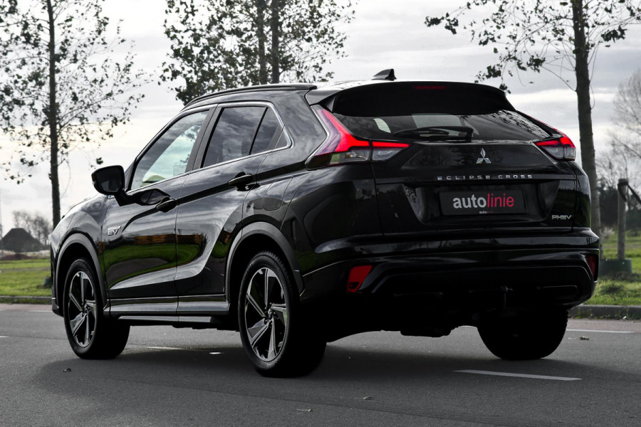Mitsubishi Eclipse Cross 2.4 PHEV Instyle. Leder, Elek stoelen, HUD, ACC, 360, Carbon, Stuurvw, Trekhaak, Dodeh, CarPlay!