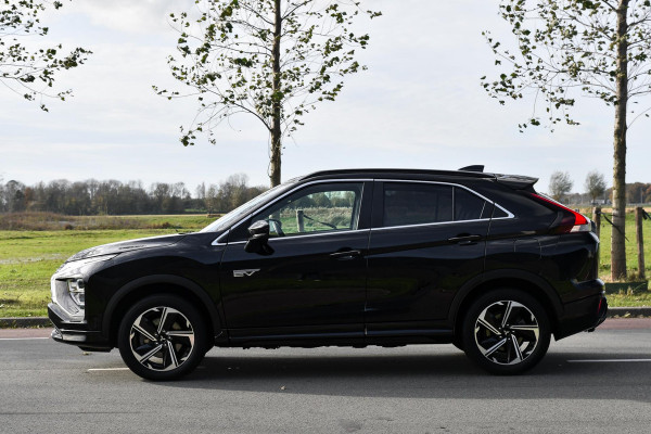 Mitsubishi Eclipse Cross 2.4 PHEV Instyle. Leder, Elek stoelen, HUD, ACC, 360, Carbon, Stuurvw, Trekhaak, Dodeh, CarPlay!