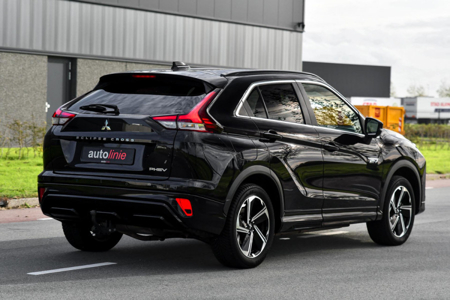 Mitsubishi Eclipse Cross 2.4 PHEV Instyle. Leder, Elek stoelen, HUD, ACC, 360, Carbon, Stuurvw, Trekhaak, Dodeh, CarPlay!
