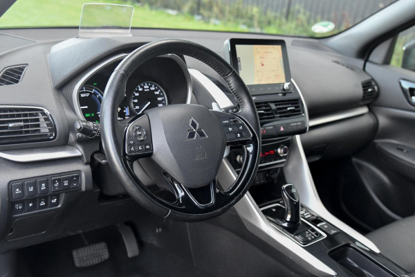 Mitsubishi Eclipse Cross 2.4 PHEV Instyle. Leder, Elek stoelen, HUD, ACC, 360, Carbon, Stuurvw, Trekhaak, Dodeh, CarPlay!