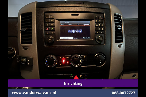 Mercedes-Benz Sprinter 314CDI 143pk L2H2 inrichting Euro6 Airco | Camera | Navigatie | 2800kg Trekhaak Omvormer Cruisecontrol, Chauffeursstoel, Parkeersensoren