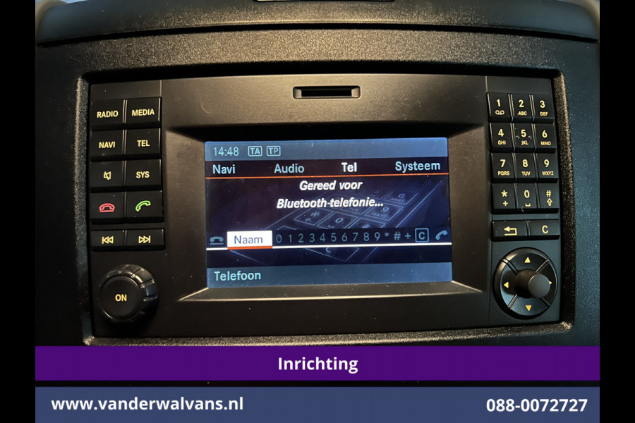 Mercedes-Benz Sprinter 314CDI 143pk L2H2 inrichting Euro6 Airco | Camera | Navigatie | 2800kg Trekhaak Omvormer Cruisecontrol, Chauffeursstoel, Parkeersensoren