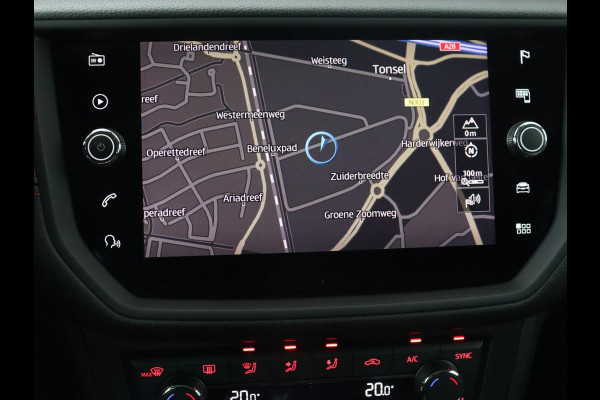 Seat Ibiza 1.0 TSI FR | Stoelverwarming | Adaptive cruise | Carplay | Full LED | Keyless | Parkeerhulp | Climate control | Cruise control | Navigatie | Sportstoelen