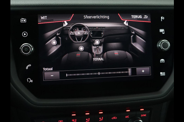 Seat Ibiza 1.0 TSI FR | Stoelverwarming | Adaptive cruise | Carplay | Full LED | Keyless | Parkeerhulp | Climate control | Cruise control | Navigatie | Sportstoelen