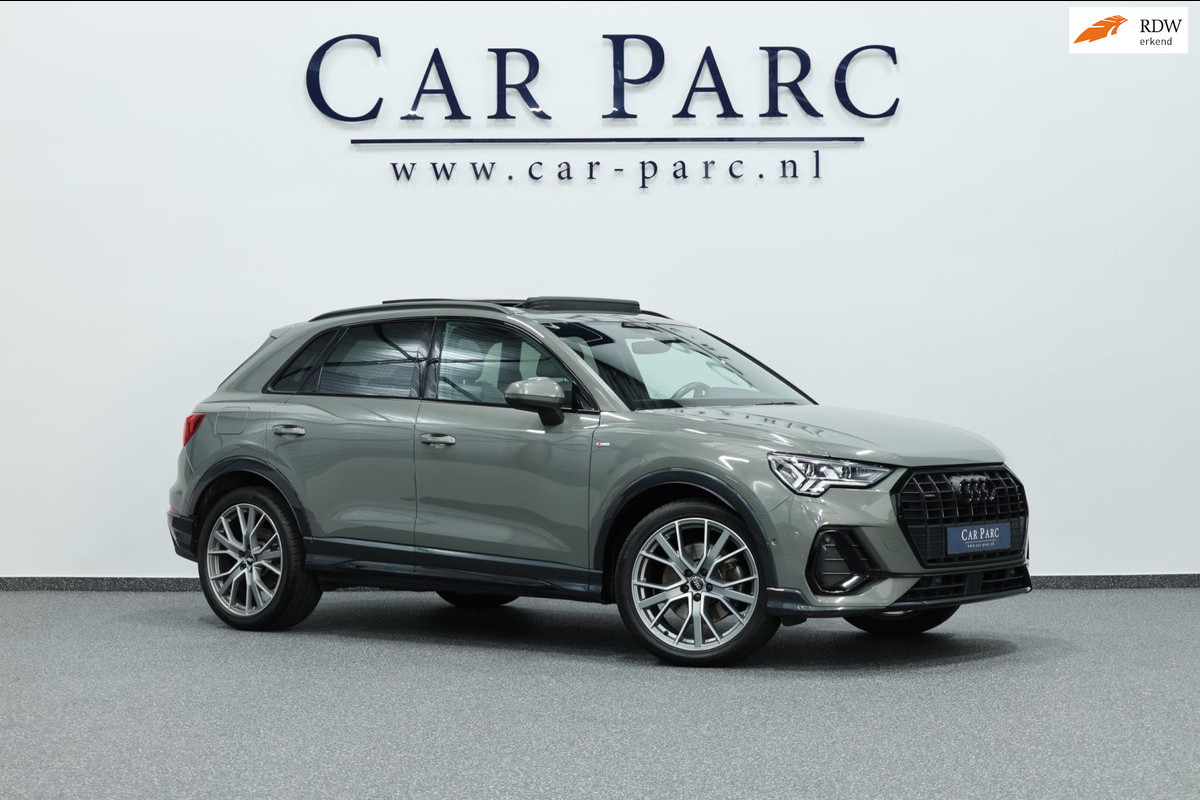 Audi Q3 45 TFSI quattro S edition S-LINE/LED/SFEER/VIRTUAL/PANO/LEER+S.VERWARMING/20" LMV/CAM/ACC/ECC/12 MND GARANTIE!