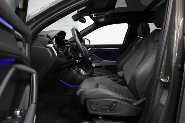 Audi Q3 45 TFSI quattro S edition S-LINE/LED/SFEER/VIRTUAL/PANO/LEER+S.VERWARMING/20" LMV/CAM/ACC/ECC/12 MND GARANTIE!