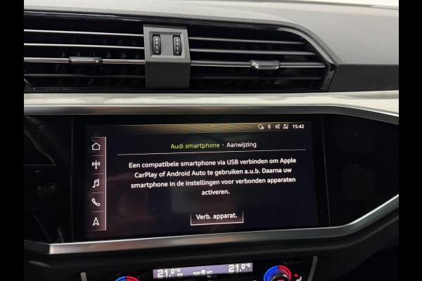 Audi Q3 45 TFSI quattro S edition S-LINE/LED/SFEER/VIRTUAL/PANO/LEER+S.VERWARMING/20" LMV/CAM/ACC/ECC/12 MND GARANTIE!