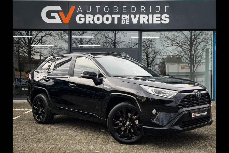 Toyota RAV4 2.5 Hybrid AWD Black Edition 1650kg trekgewicht!|Panorama|360 camera|JBL