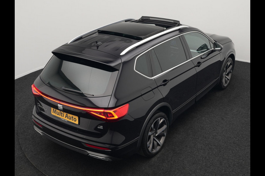 Seat Tarraco 1.4 TSI e-Hybrid FR Plug In Hybrid 245pk Dealer O.H PHEV | Panodak | Adaptive Cruise | 360 Camera | Lederen Sportstoelen Memory & Verwarmd | Apple Carplay | Keyless | Stuur & Achterbank Verwarmd | Blis | Navigatie | Virtual | DAB |