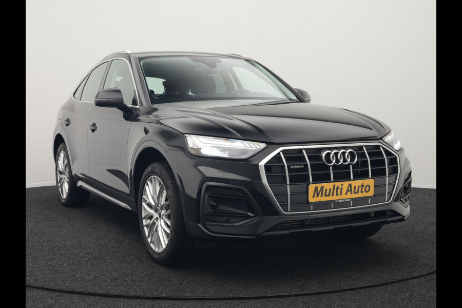 Audi Q5 Sportback 50 TFSI e S edition Plug In Hybrid 299pk Dealer O.H PHEV | Adaptive Cruise | Head Up | Bang & Olufsen | Alcantara Sportstoelen Memory | Keyless | 20"L.M | Camera | Sfeerverlichting |