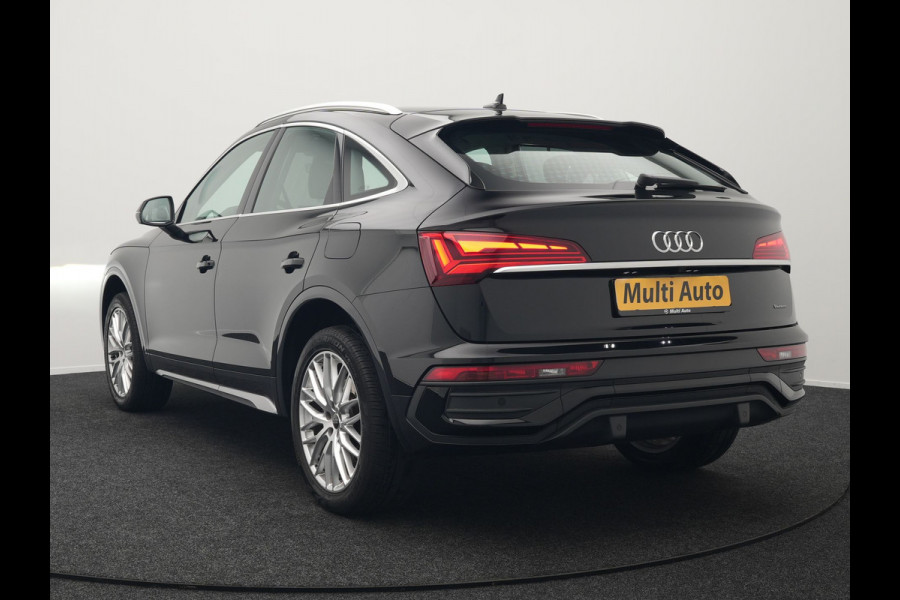 Audi Q5 Sportback 50 TFSI e S edition Plug In Hybrid 299pk Dealer O.H PHEV | Adaptive Cruise | Head Up | Bang & Olufsen | Alcantara Sportstoelen Memory | Keyless | 20"L.M | Camera | Sfeerverlichting |