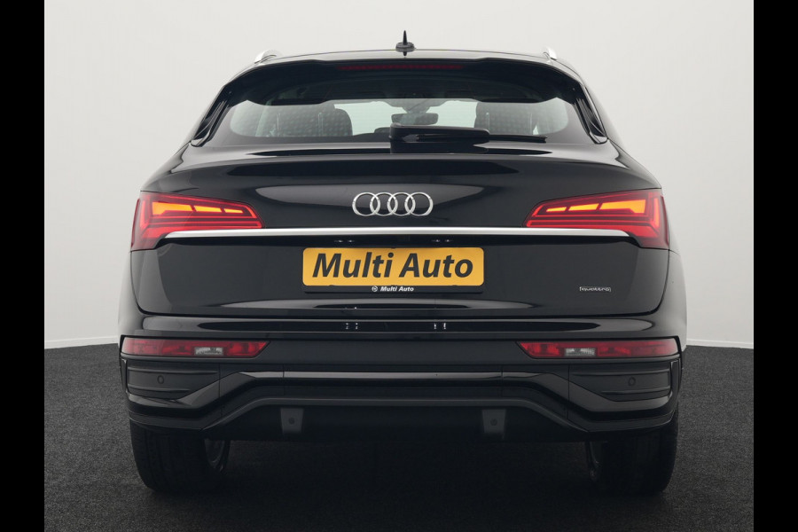 Audi Q5 Sportback 50 TFSI e S edition Plug In Hybrid 299pk Dealer O.H PHEV | Adaptive Cruise | Head Up | Bang & Olufsen | Alcantara Sportstoelen Memory | Keyless | 20"L.M | Camera | Sfeerverlichting |