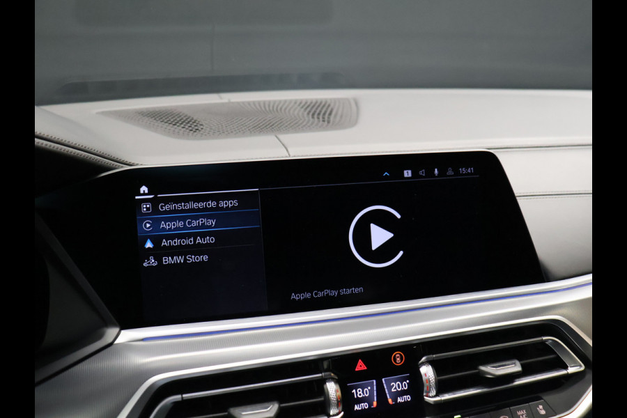 BMW X5 xDrive45e M Sport High Executive [SCHUIFKANTELDAK, HARMAN/KARDON, APPLE CARPLAY, ANDROID, MEMORY SEATS, STOELMASSAGE, 360 CAMERA, STUURVERWARMING, HEAD-UP, ADAPTIVE CRUISE, STOELVENTILATIE, STOELVERWARMING, NIEUWSTAAT]