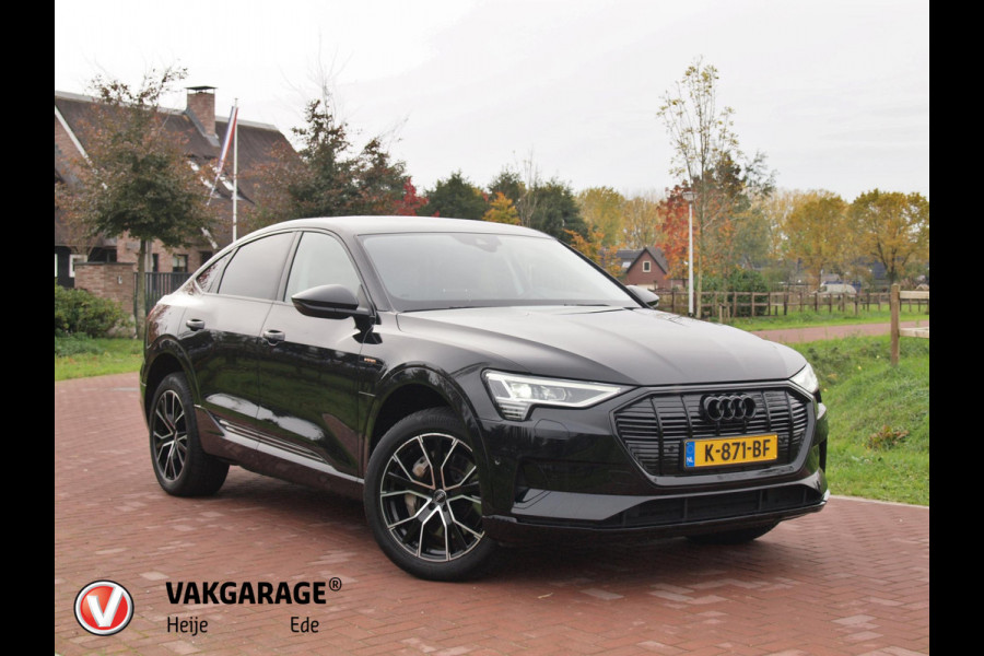 Audi e-tron Sportback 55 quattro edition 95 kWh | DAB | Black Optic | Parkeersensoren | NL-Auto |
