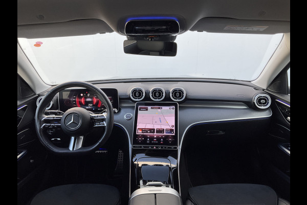 Mercedes-Benz C-Klasse 220 D AMG Line Stoel.electr.Verw Sfeerverl, Hybride Nieuwstaat Grafietgrijs metalliclak