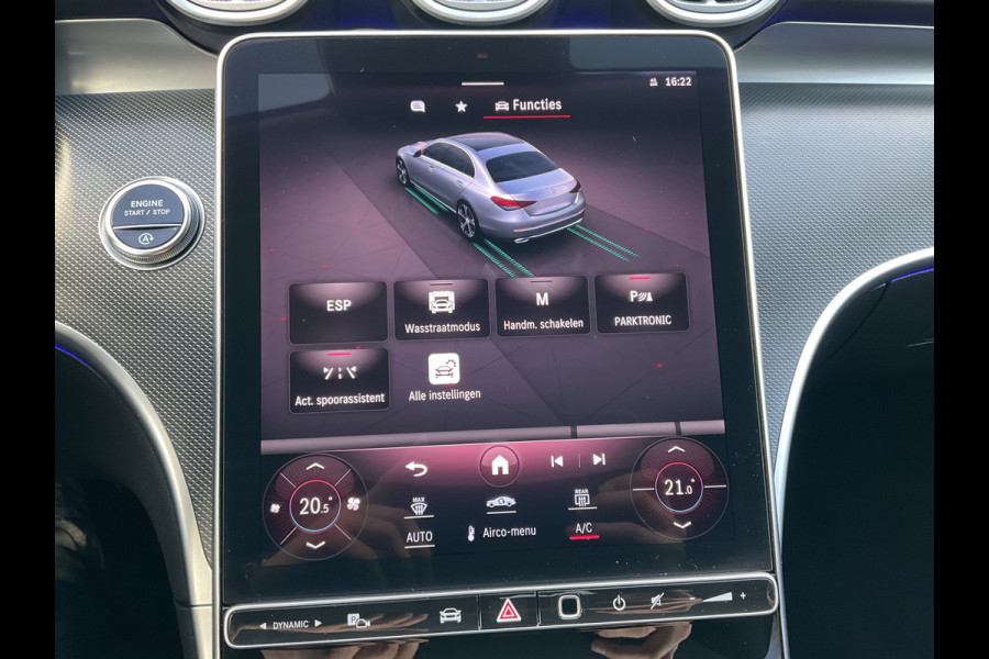 Mercedes-Benz C-Klasse 220 D AMG Line Stoel.electr.Verw Sfeerverl, Hybride Nieuwstaat Grafietgrijs metalliclak