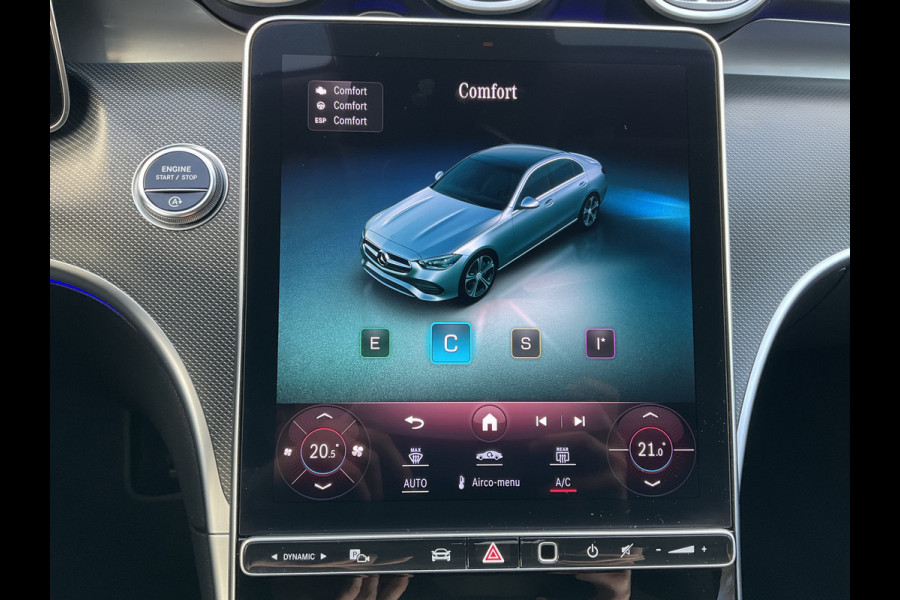 Mercedes-Benz C-Klasse 220 D AMG Line Stoel.electr.Verw Sfeerverl, Hybride Nieuwstaat Grafietgrijs metalliclak